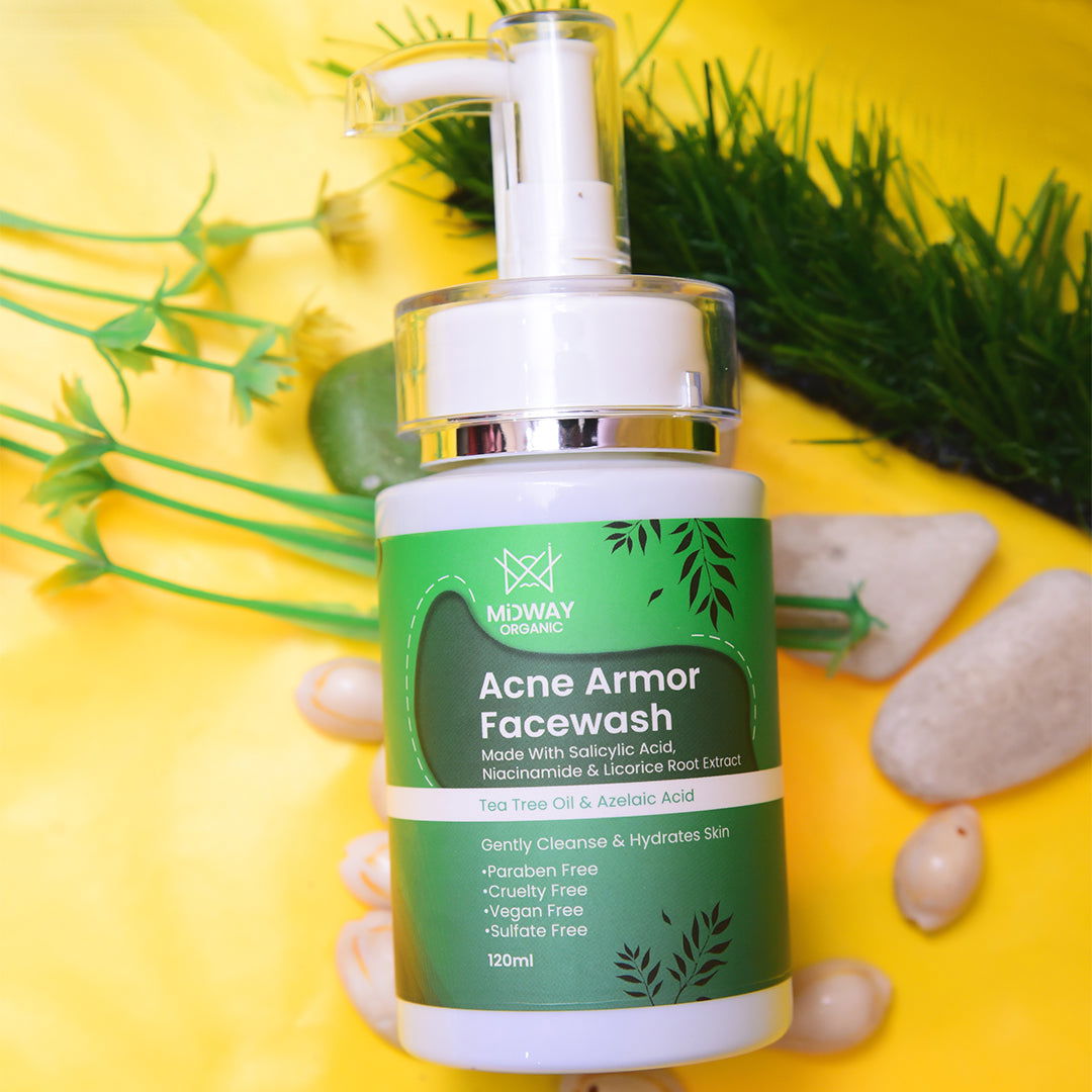 Acne Armor Facewash - Midway Organic