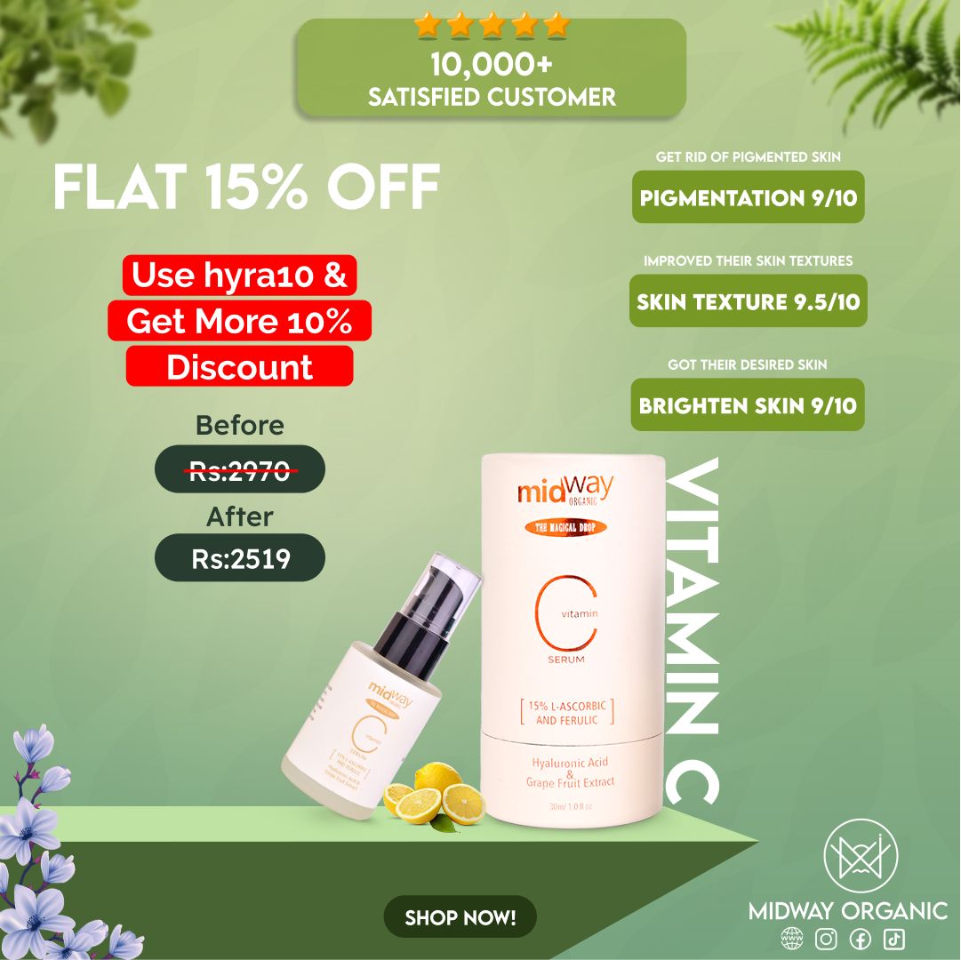 Niacinamide & Vitamin C Serum - Midway Organic